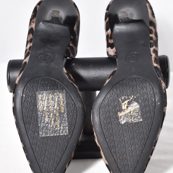 Michael Kors, Keke Leopard Print Calf Hair Pump, Size 7.5 - Picture 4 of 6